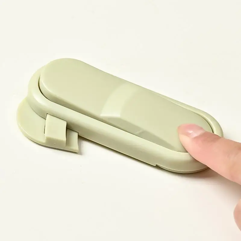 Цельный защитный замок для дверей шкафа, детский невидимый замок с защитой от защемления рук, детская защитная защелка для ящика, противоположный дверной замок для гардероба