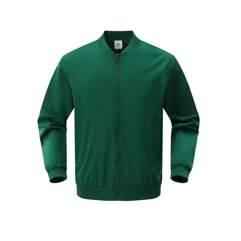 Men's Mid-Large Size Fleece Lined Windbreaker Jacket Waterproof Outdoor Casual Coat for Middle-Aged And Elderly