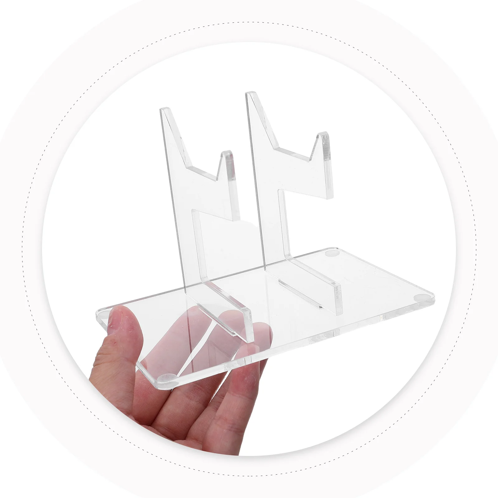 

Acrylic Game Controller Storage Stand Holder Transparent Display Rack for Neat Gaming Accessory Organization Setup