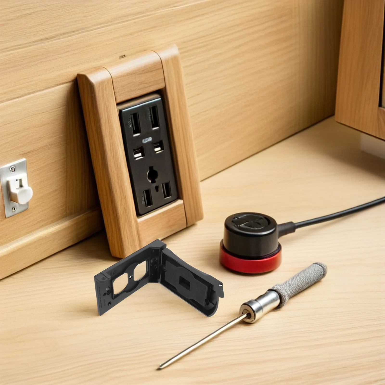 

Outdoor Plug Cover Waterproof Electrical Box Weatherproof Outlet Cover Protective Splash Proof Lid for Garden Patio Balcony