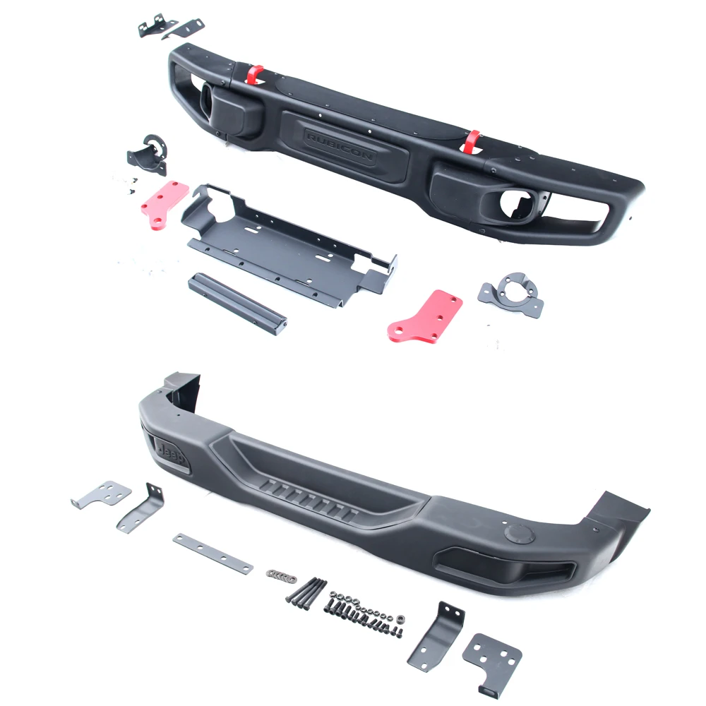 Free shipping Lantsun J087 10th Anniversary Front Bumper + rear bumper J087-2 for wrangler JK