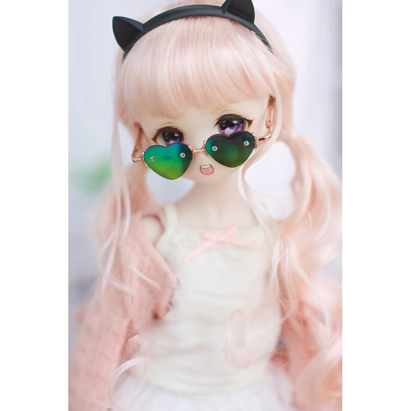 BJDハートサングラスブックマン小道具 1/4 1/3 24インチ 60cm MSD SD SD17 70CM DD DOD DK DZ ボークスドール用 送料無料 HEDUOEP