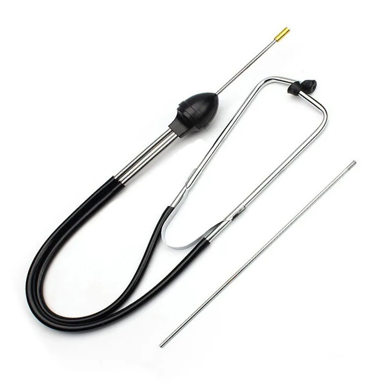 Stainless Steel Engine Cylinder Stethoscope Auto Abnormal Noise Diagnostic Tool Vehicle Repair Detection Equipment