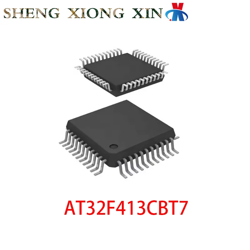 10 pcs/lot 100% NEW AT32F413CBT7  LQFP-48 Microcontroller unit AT32F413  F413CBT7 Integrated Circuit