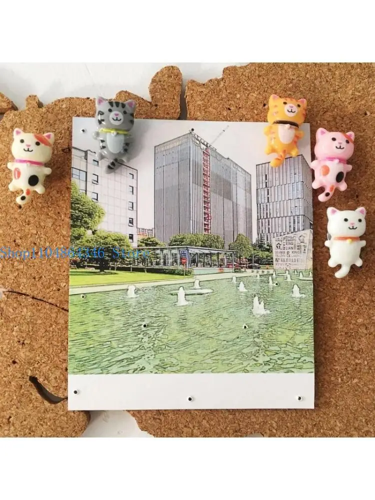 

5asd 30 Pack for Cat Push Pins Thumb Tacks for Cork Boards for Home Office Schoo