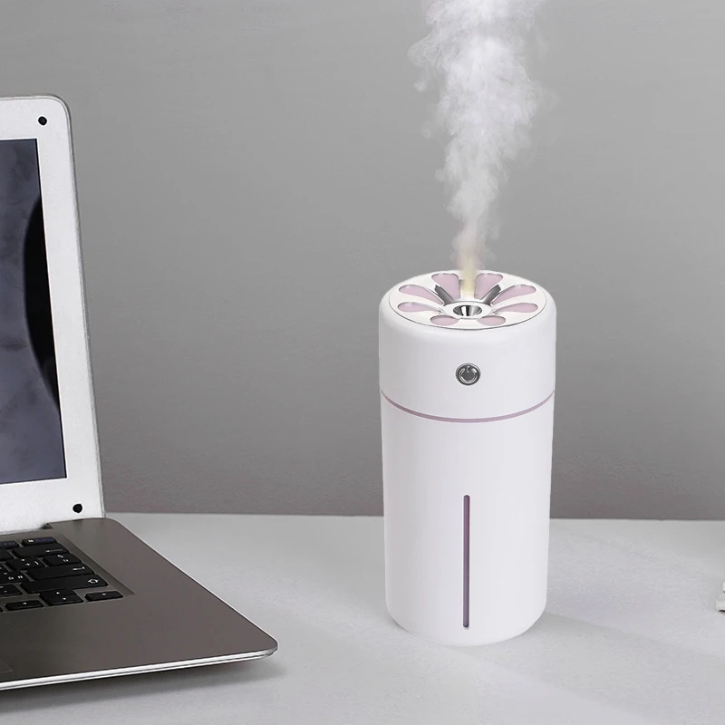 Intelligent Reminder Mini Humidifier Humidifier USB Home Ultrasonic Silent Humidifier Without Night Light And Mini Fan Blue