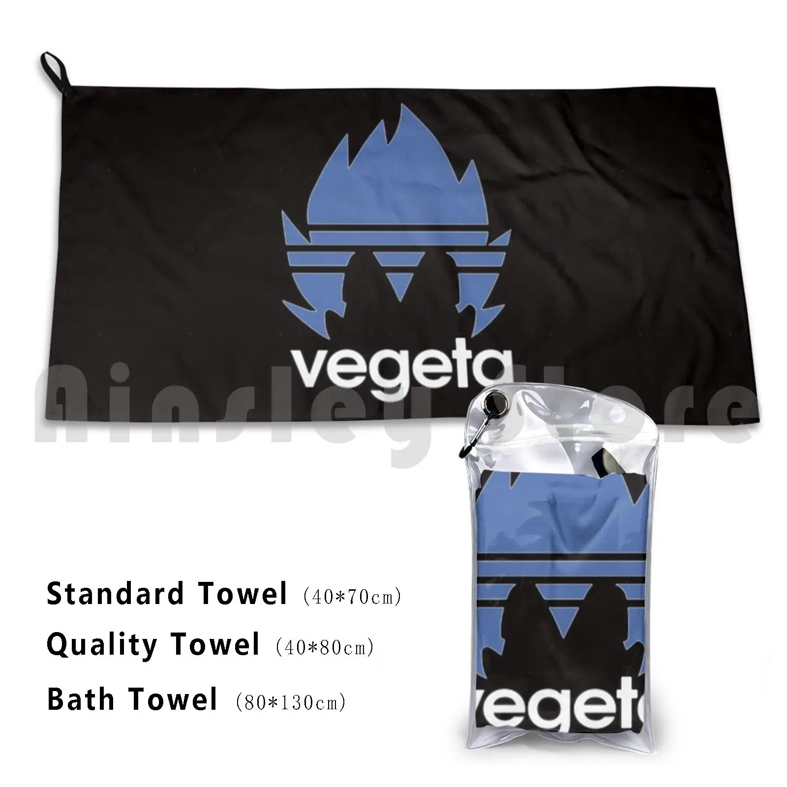 Cool Logo-Super Blue Bath Towel Beach Cushion Vector Dragoball Gt