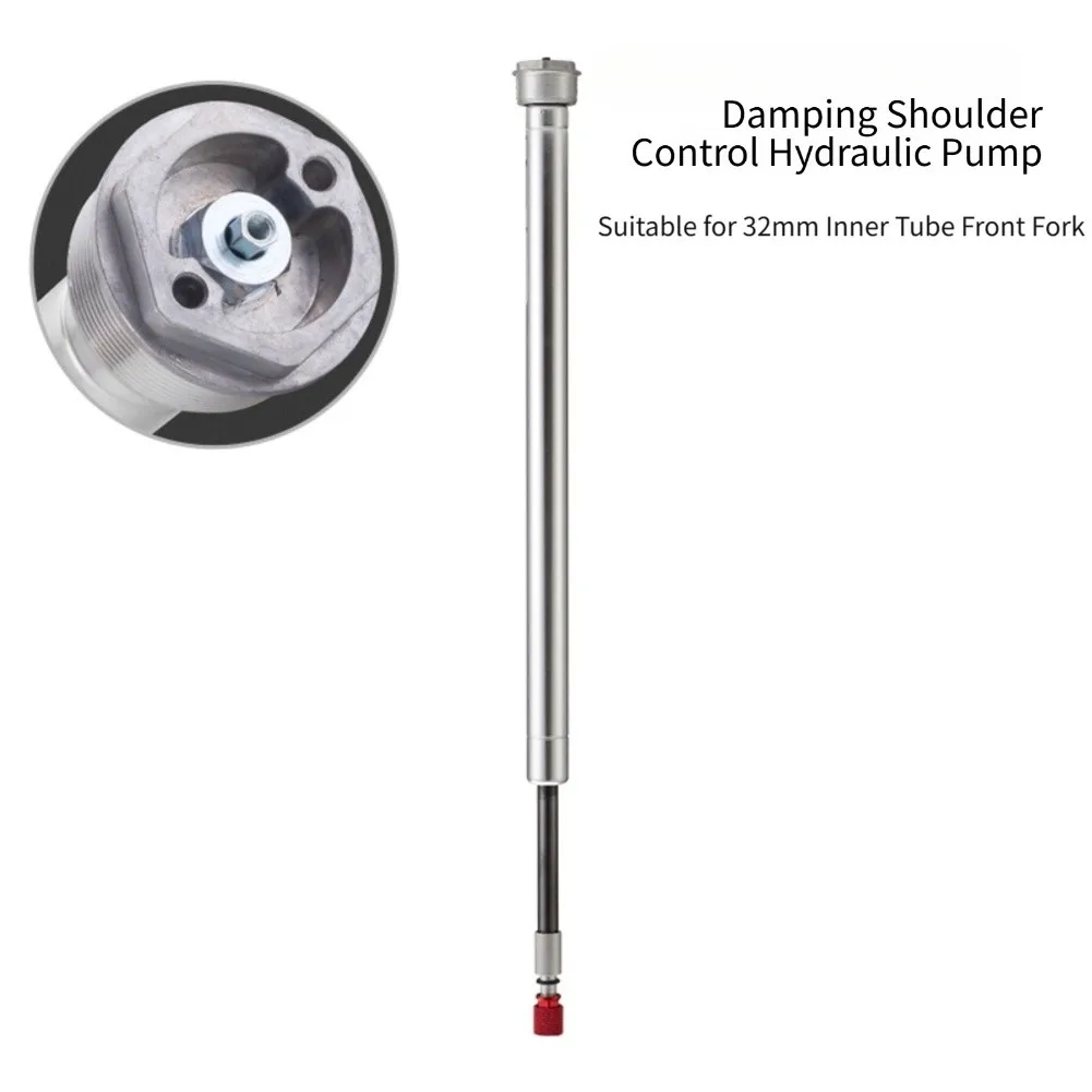 Front Fork Hydraulic Pump for Mountain Bikes with Shoulder-Controlled Lock Functionality 32mm and 34mm Size Options