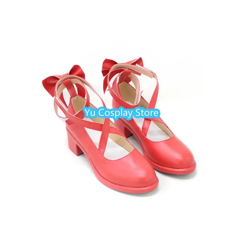 Candy 2025Yu- аниме Puella Magi Magica Kaname Madoka, обувь из искусственной кожи для косплея, карнавальные ботинки на Хэллоуин, косплей