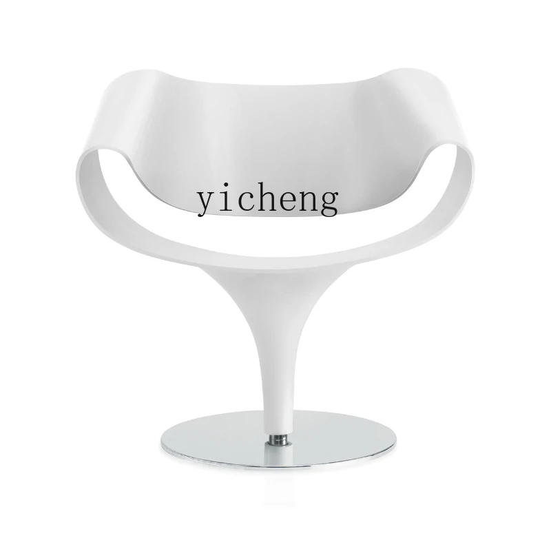 XL FRP Ribbon Chair New Ribbon Chair Special-Shaped Backrest Single Office Rotating Chair