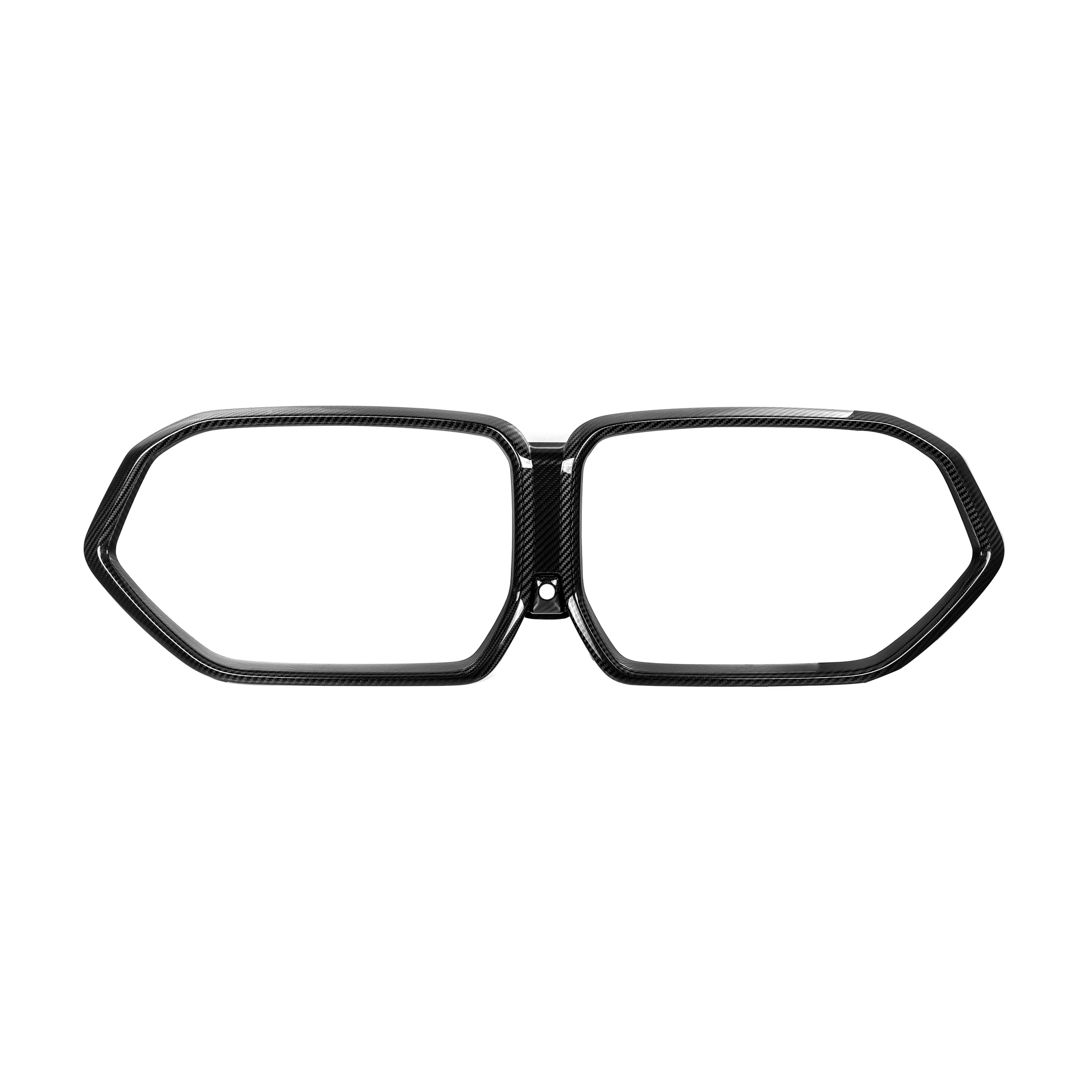 Высококачественная сменная рамка передней решетки из сухого углеродного волокна для X5M F95 LCI X6M F96 LCI 2024 + рамка решетки бампера