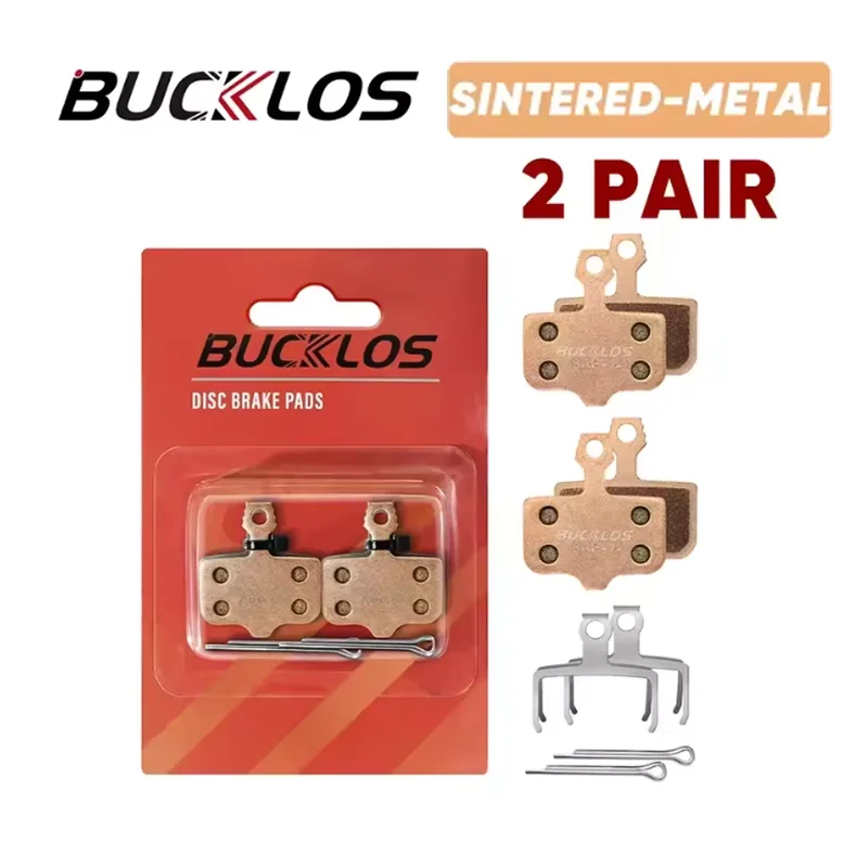 BUCKLOS Fahrrad-Scheibenbremsbeläge für SRAM Avid MTB Rennrad Hydraulische Bremsbeläge Langlebige Verschleißfeste Bremsbeläge Fahrradzubehör