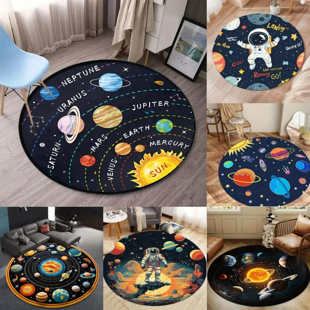 سجادة منطقة اللعب للأطفال سجادة كارتون يونيفرس جالاكسي لديكور غرفة المعيشة سجادة أريكة لغرفة نوم الأطفال سجادة لعب القراءة للأطفال #1