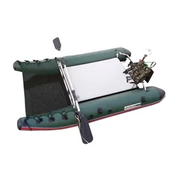 8‘6”Inflatable Catamaran PVC 0.09mm,With Air Deck and Anti Collision Strip,Inflatable Lure Fishing Catamaran 260cm for 1 Person