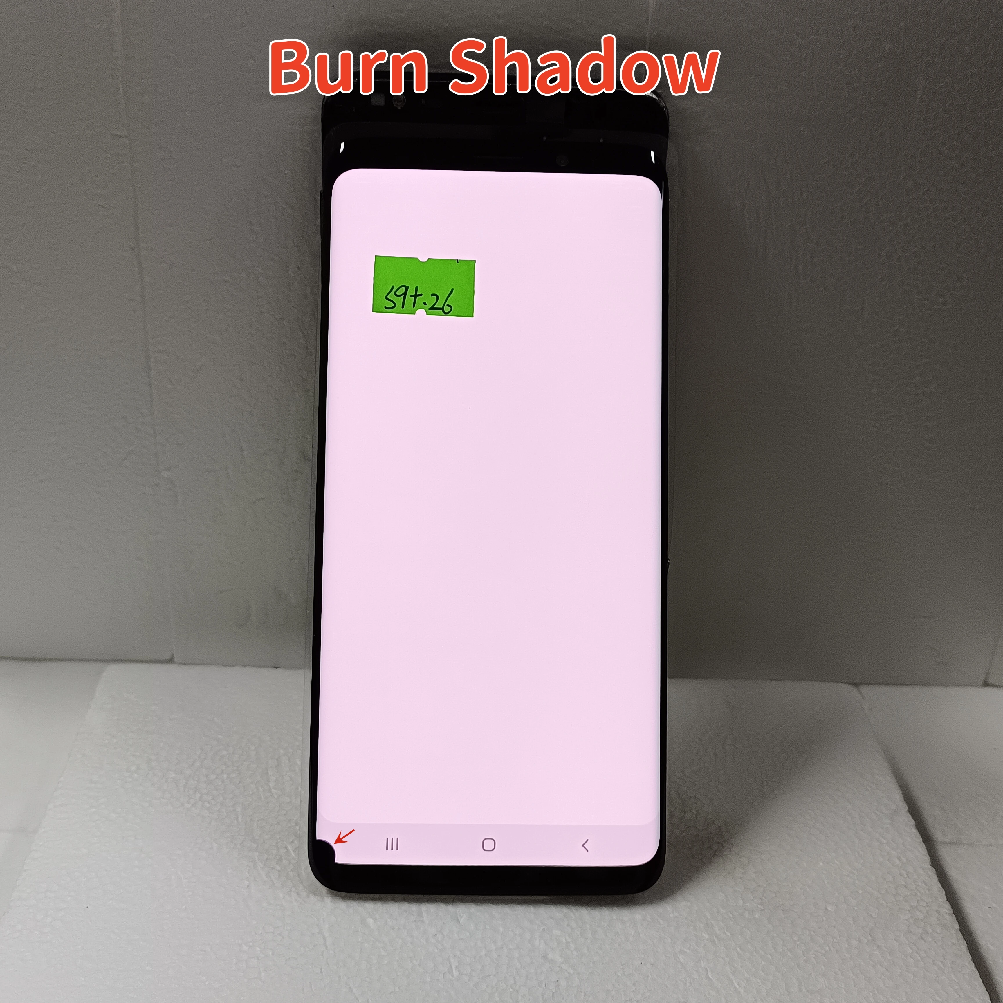 With burns AMOLED Lcd For 6.2\'\' Samsung Galaxy S9 Plus G965 G965F G965N Lcd Display Touch Screen Digitizer Assembly Replacement