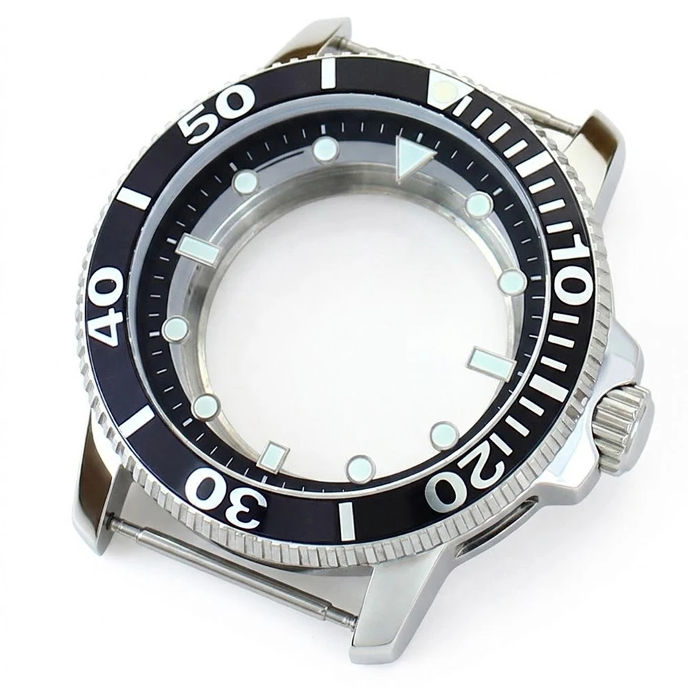 

42.5mm Diving nh35 Stainless Steel Watch Case T120 Watch Accessories Parts For Seiko nh35 nh34 nh36 nh38 4r Movement 30.5mm Dial