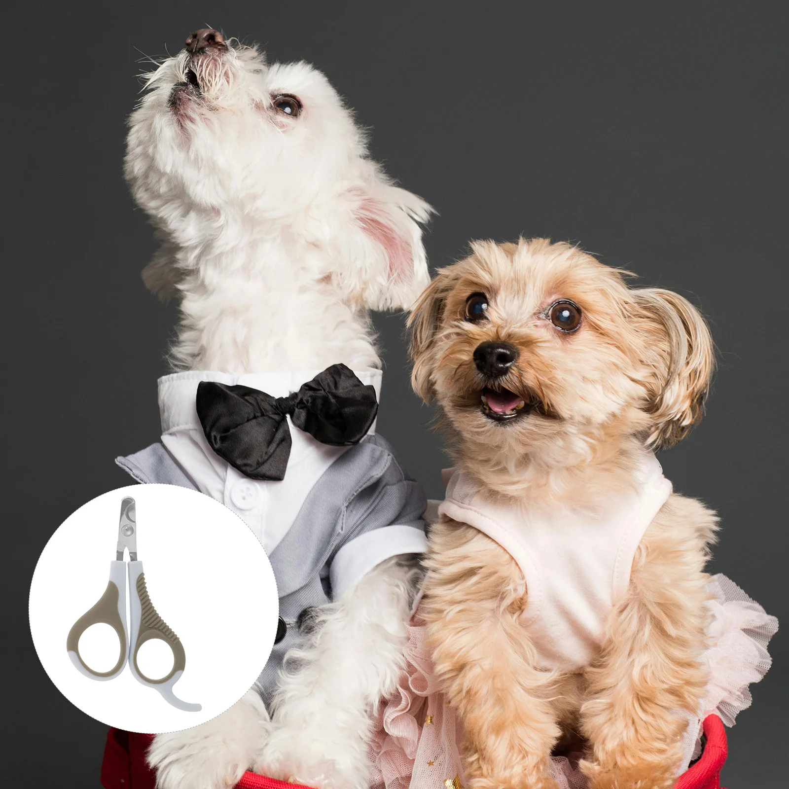 

Pet Nail Clipper Cat Dog Curved Head Compact Lightweight Ergonomic Grip Nail Trimmer Grooming Scissor Multi Function Tool