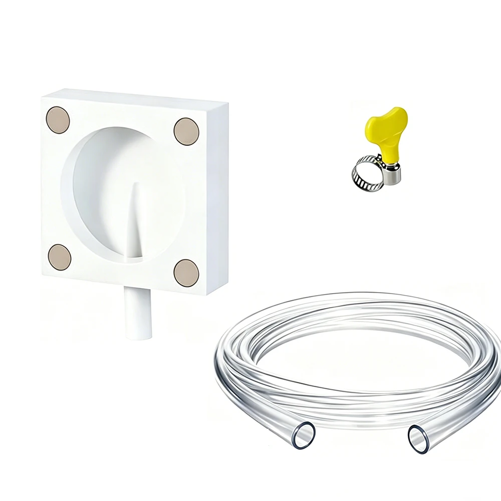 4/6/12 Inch Portable Air Conditioner Drain Hose Leakproof AC Drain Line Kit Universal Replacement Drain Hose with Hose Connector