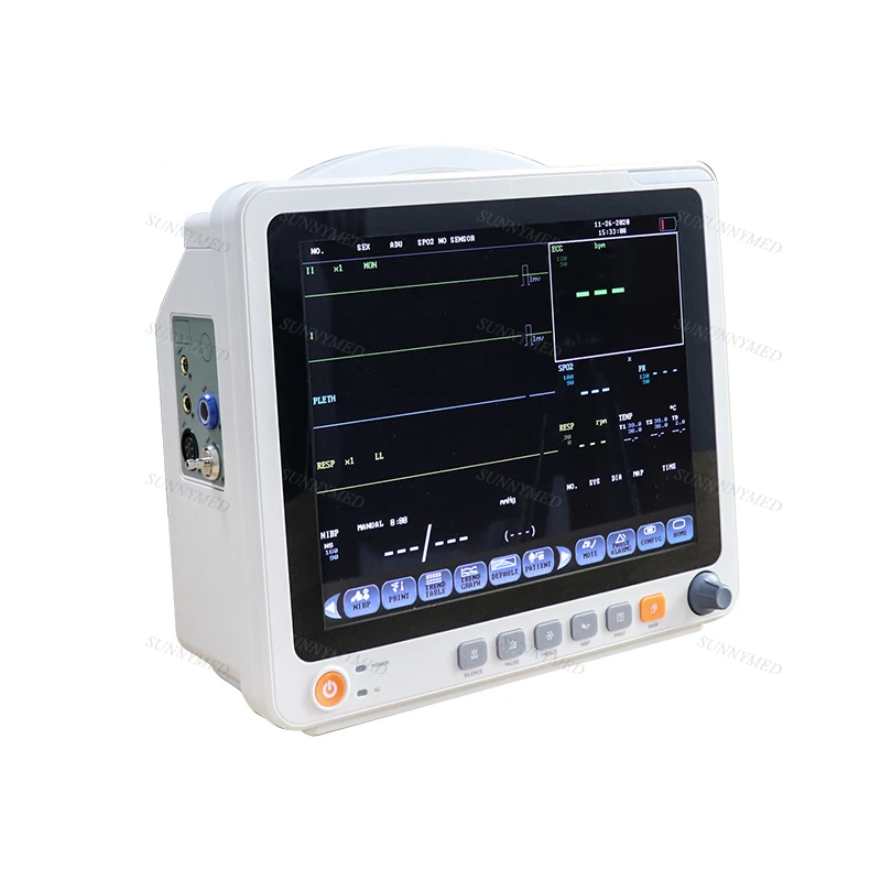 SY-C005T Portable 12 Inches Touch Screen Monitoring Device Multi-Parameter Cardiac Monitor