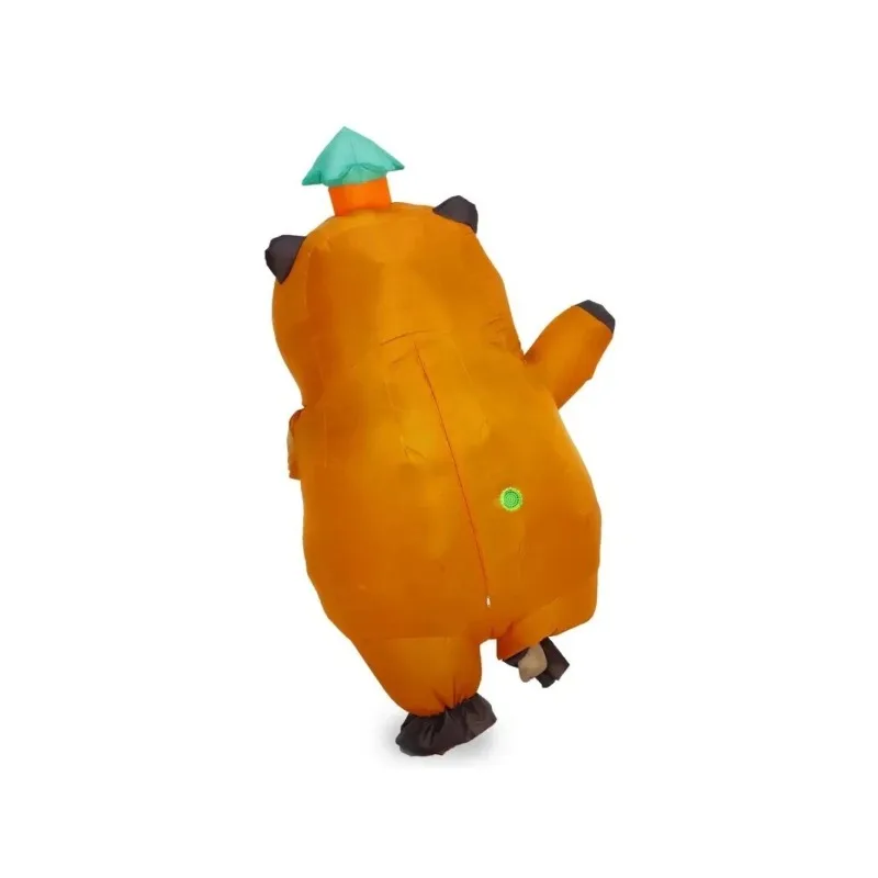 Надувной костюм капибары для взрослых, забавный костюм животного на Хэллоуин, веселая вечеринка, игра, наряд