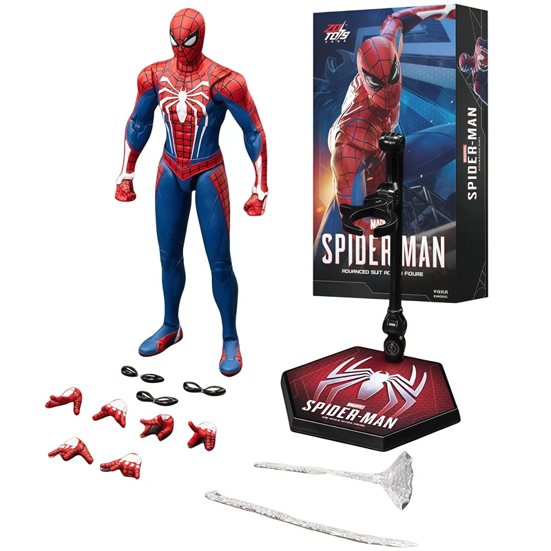Figurka ZD Toy Peter Parker Marvel Legends Avengers Spider-Man PS4, model akcji, zabawka, przenośna ozdoba na biurko, prezent na Boże Narodzenie ‌ s