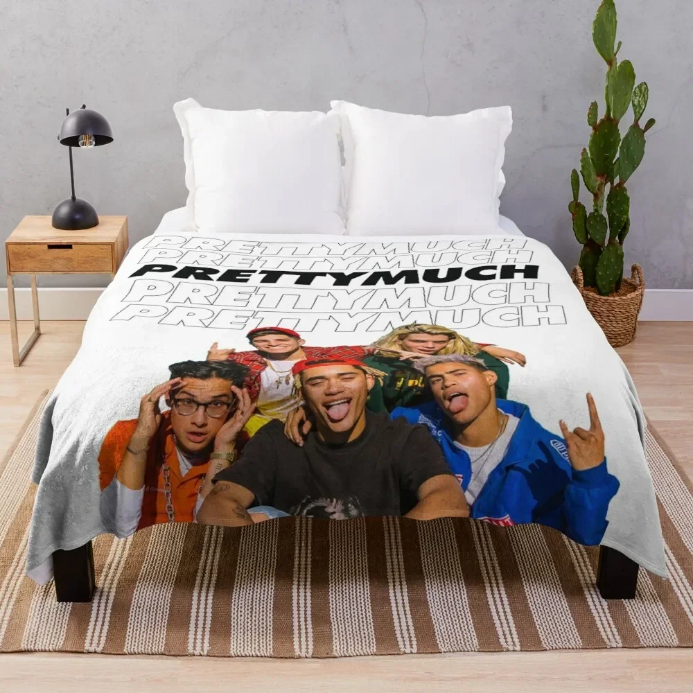 

PRETTYMUCH w/ logo Throw Blanket cosplay anime heavy to sleep Blankets