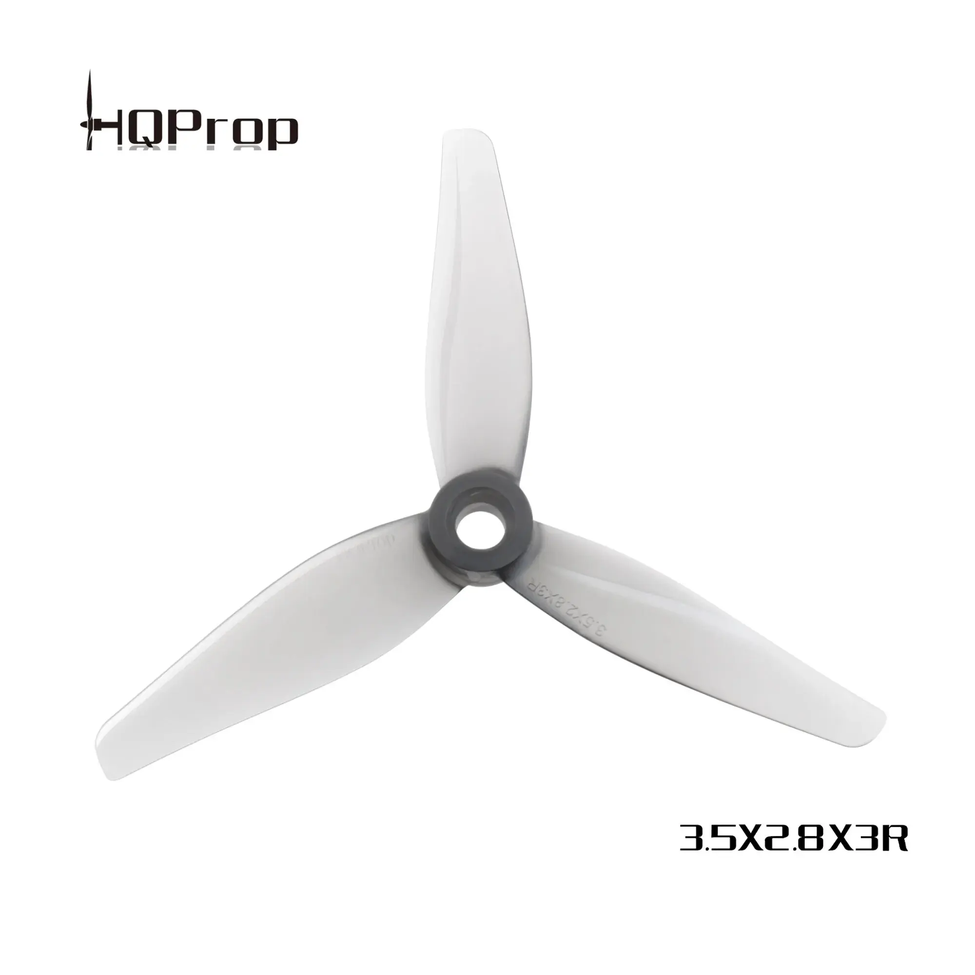HQ 3,5x2,8x3 Grau 3,5 Zoll 3-Blatt-Propeller 5mm Welle für FPV Freestyle Drohne CW CCW – Detail 3