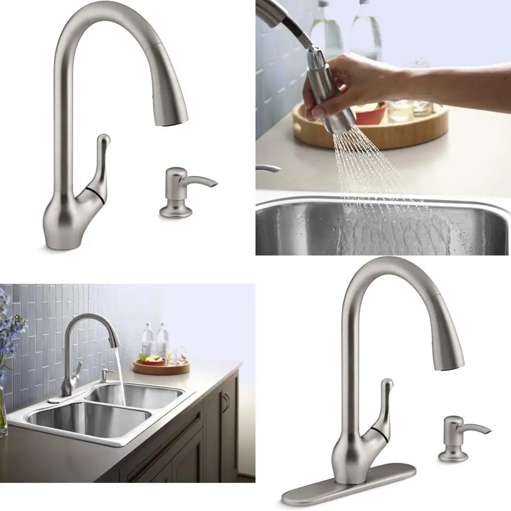

Pull-Down Kitchen Faucet with High-Quality Design for Modern Home Kitchens and Enhanced Functionality