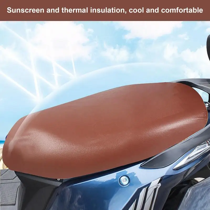 Motorcycle Seat Cover Anti-skid Pad Scooter Seat Electric Bike Seat Cover Summer Breathable Covers Cushion Moto Accessories