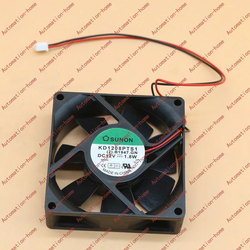 

A+New for SUNON KD1208PTS1 2-wire 8025 8CM DC12V 1.8W Chassis Power Supply Fan