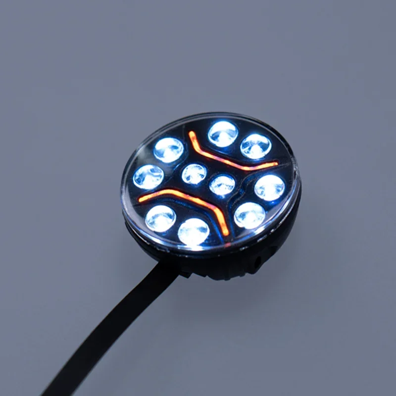 JUWUBA LED Roof Lights Multiple Mode Control Spotlight for 1/14 Tamiya RC Truck SCANIA 770S R620 Volvo FH16 Arocs MAN TGX Car