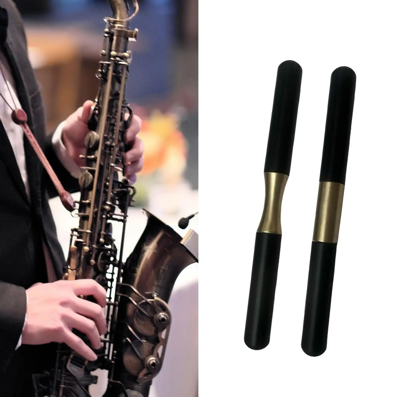 

Double Handed Rolling Tool Clarinet Fixing for Exercise Maintenance Practice