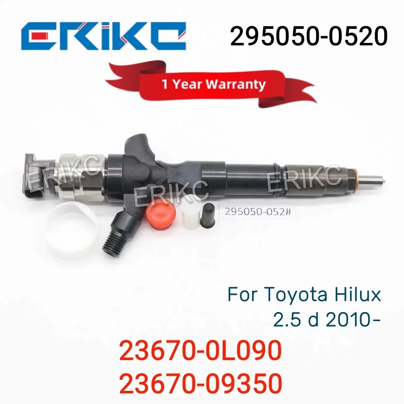 295050-0520 Diesel Fuel Injector 23670-0L090 Injector Assy Fuel 23670-09350 Auto Fuel Injector for Toyota Hilux