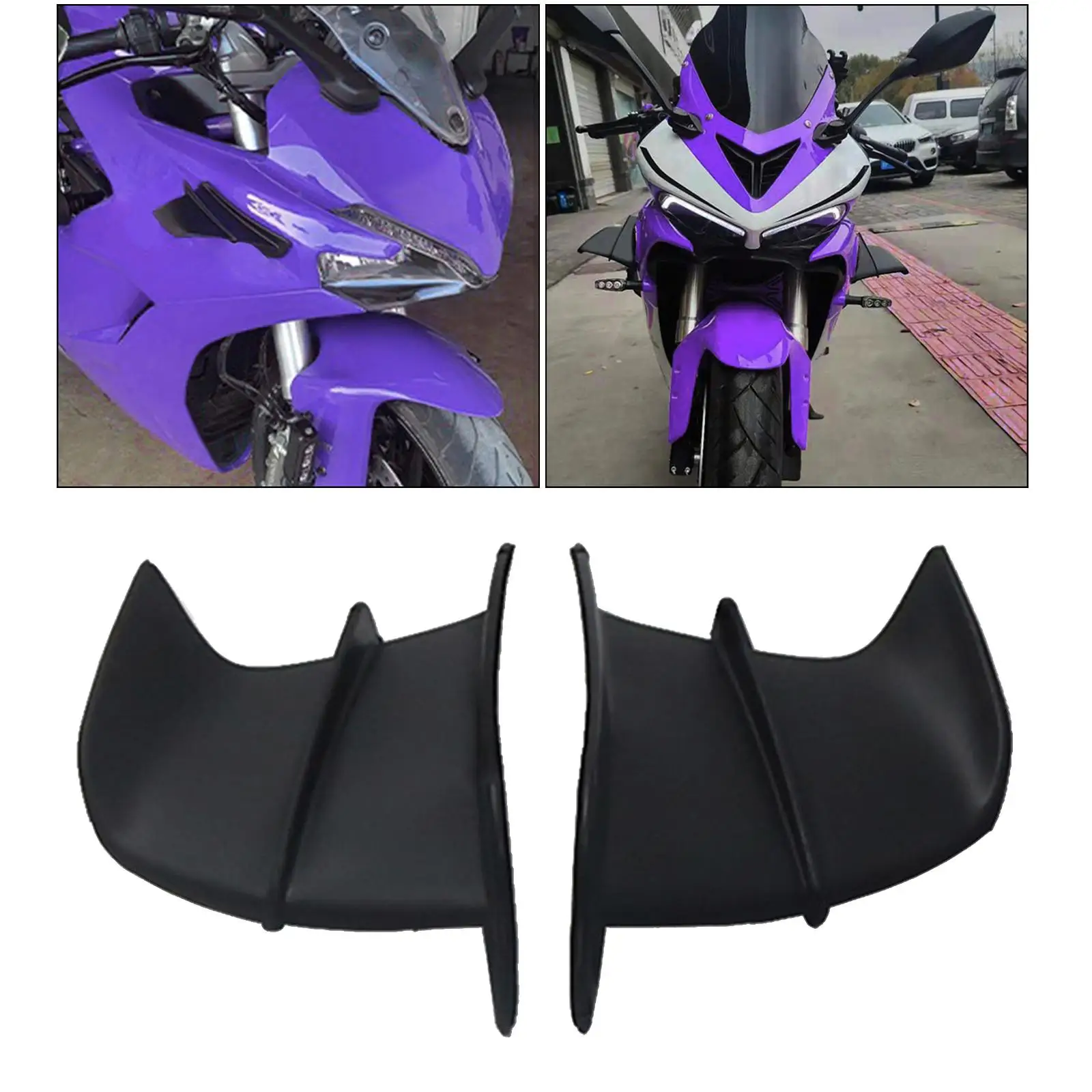 

2 X Motorcycle Winglet Aerodynamic Wing Kit Spoiler for Yamaha BWS RS JOG GP