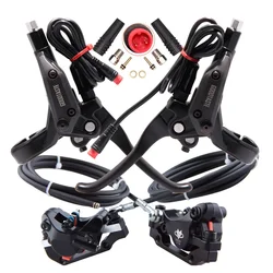 Goodtaste GT03N Left Disc Hydraulic Brakes for Mountain E-bike Power Off Xod Long Oil Tube 2100 160 140 Lever Clamp Brake Handle