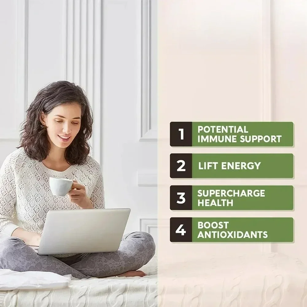 30 Patches Turkey Tail Mushroom Transdermal Patches Promotes Balanced Immune and Digestive System Brain Health