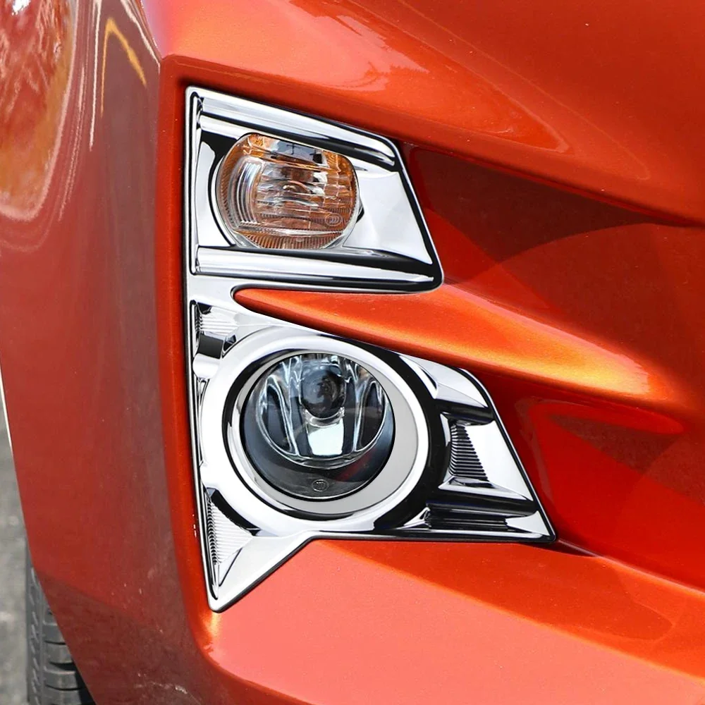 Car Front Fog Light Cover Trim for Isuzu Dmax D-max 2021 2022 2023 Fog Lamp Decorative Sticker Protector Styling Accessories