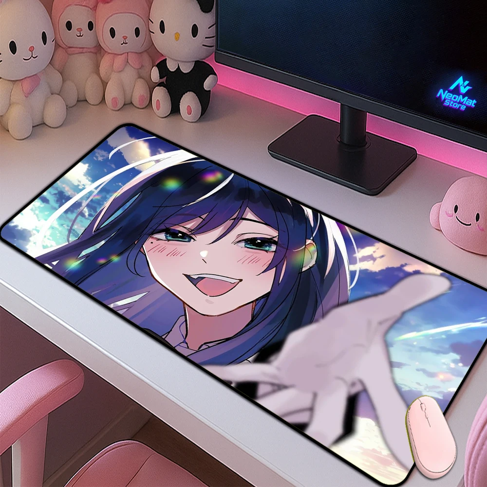 

Large Extended Mouse Pad Ado Deskpad Anime Gamer Girl Mouse Long-pad 5mm Table Mat Computer Decorating Desk Mat Oversized 1200mm