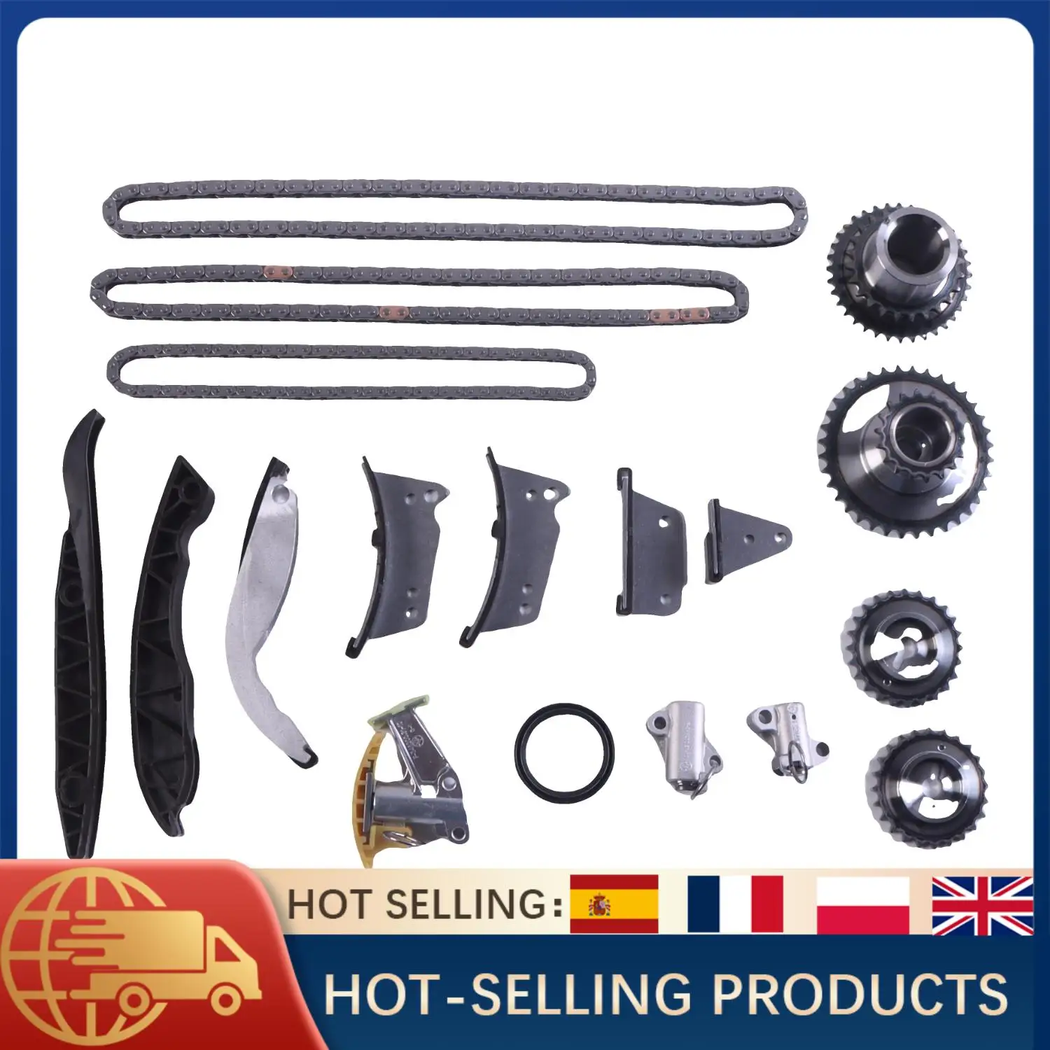 

Для Hyundai H1 Starex i800 iLoad Kia Sorento 2.5L D4CB 2001-2016 комплект цепи ГРМ двигателя 2497cc CRDi Замена