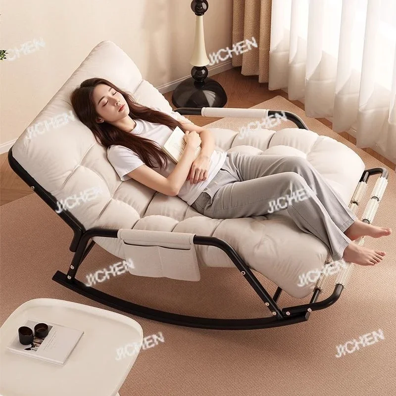 

ZQ Recliner Rocking Chair Sitting And Sleeping Dual-purpose Double Lunch Break Chair Balcony Home Leisure Sofa Chair Ergonomic