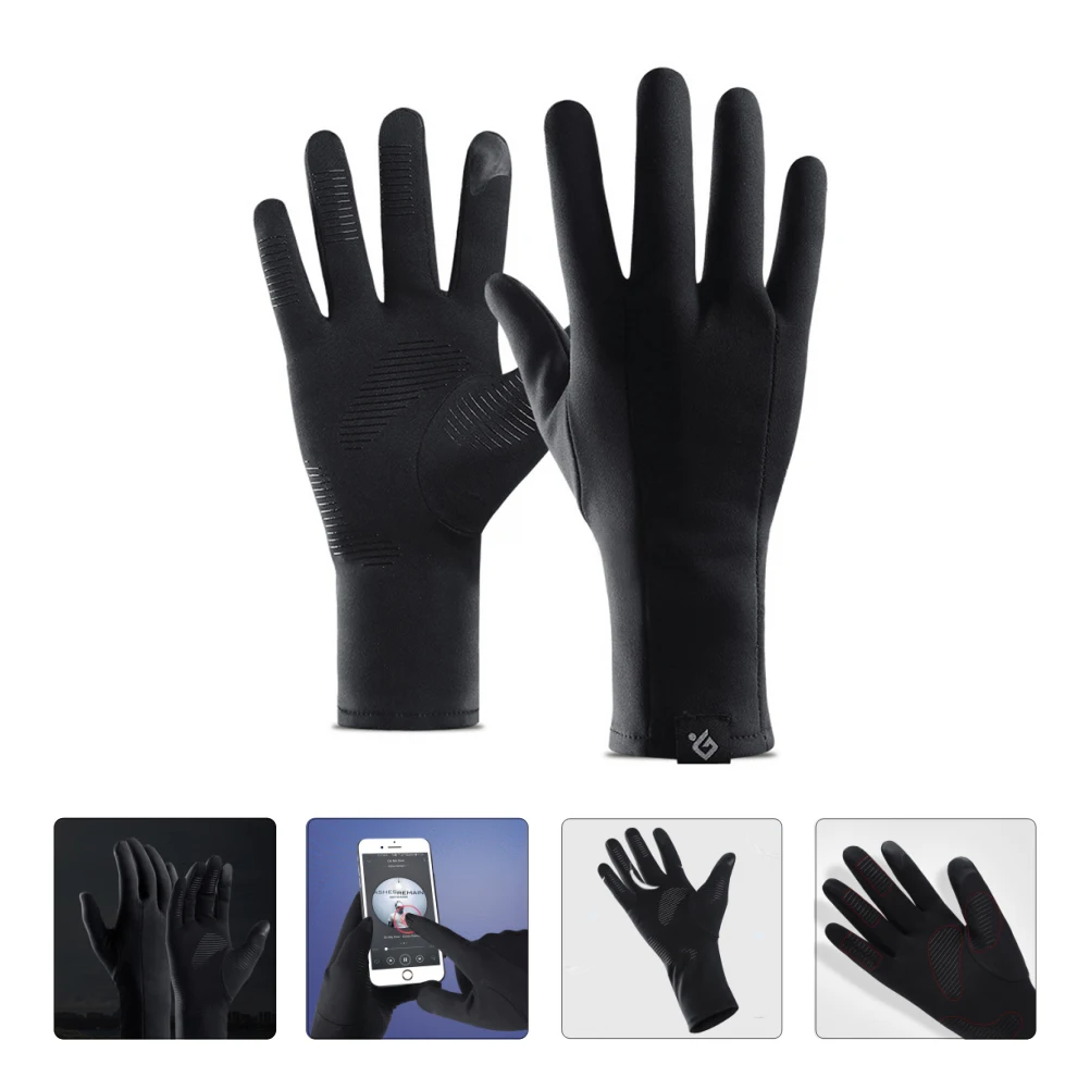 

Winter Sports Windproof Anti-slip Gloves Lining Touchscreen Cycling Size Lightweight Warm Gloves