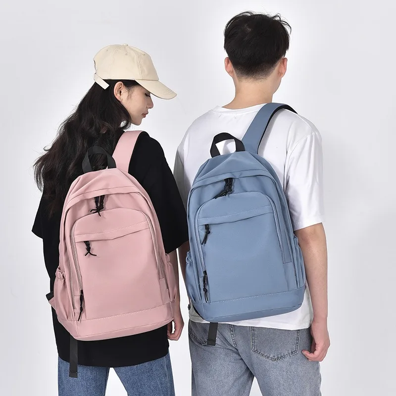 Men Backpack Lightweight Large Capacity School Bookbag Middle Student Business Laptop Bag Simple Organizer