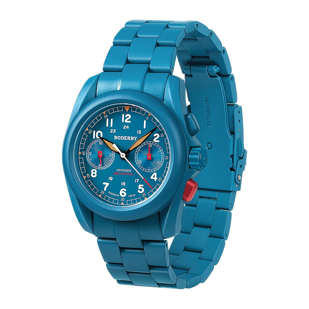 Boderry VOYAGER Felduhr Chrono – Field Watch Titanium 100M Sapphire Bewertung und Preis