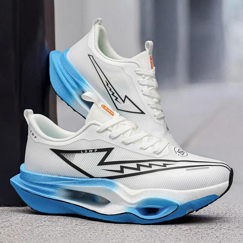 

Running Shoes Carbon Board Speciality Marathon Men Sports Breathable Lightweight Women's Comfortable Nonskid Chunta Sneakers