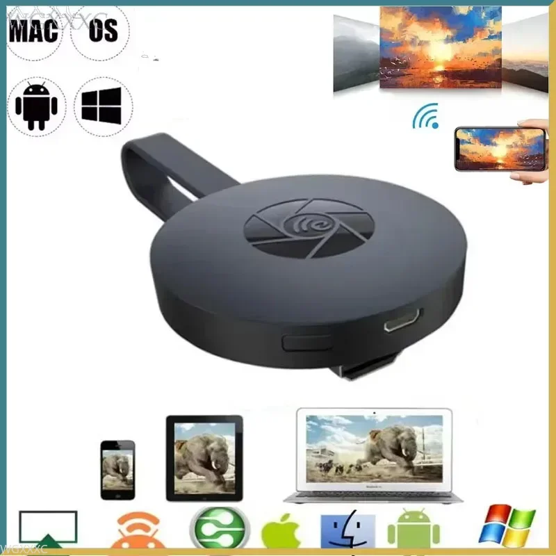 Receptor Dongle de pantalla Wifi inalámbrico G2 pro TV Stick HD1080P Anycast para Android pantalla de espejo receptor de TV compatible con HDMI