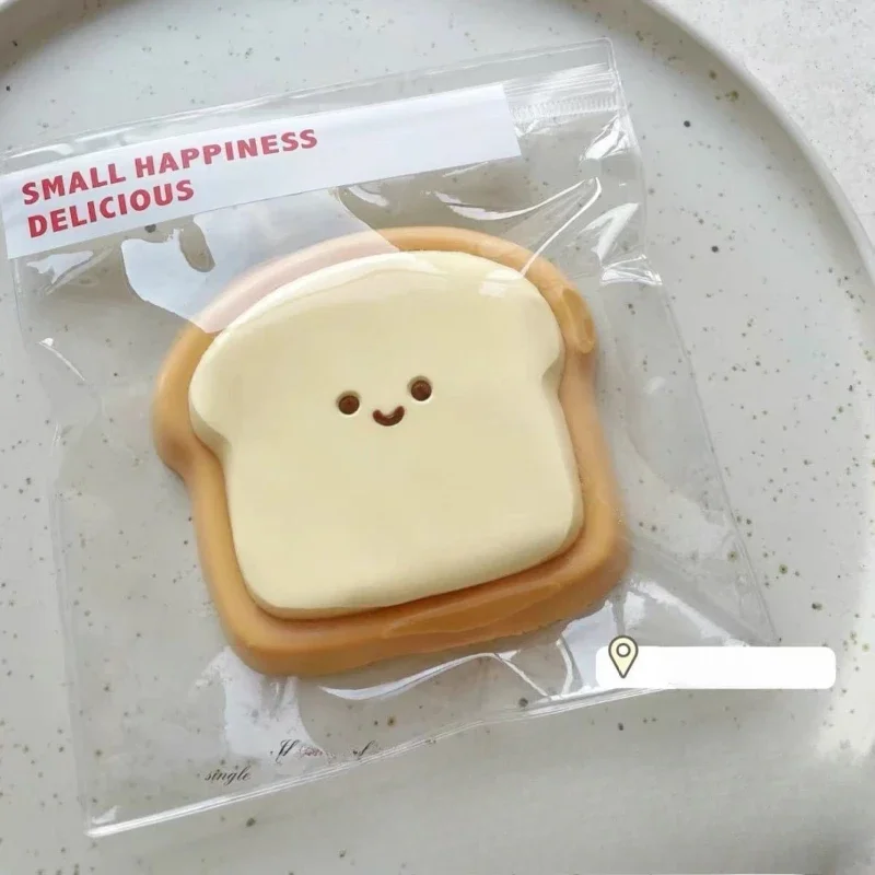 Cute Bread Crumbs Bear Squeeze Toy Portable Stress Reducing Toys Slow Rising Kawaii Squeeze Decompression Toy Gift Squishy Toys