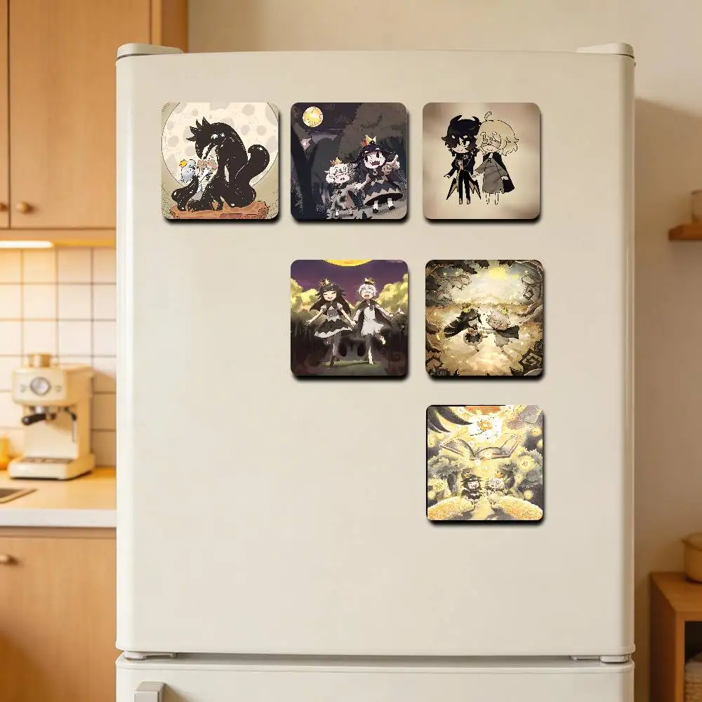 L-Liar Princess And The Blind Prince Cute Cartoon Anime Refrigerator Magnet Soft Magnetic Heat Transfer Refrigerator Magnet Gift