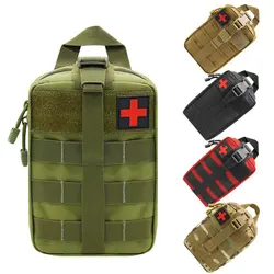Tactical Bag Accessory Bag Accessory Kit Tactical Waist Bag Camouflage Multi-functional Bag Outdoor Mountaineering Rescue Bag