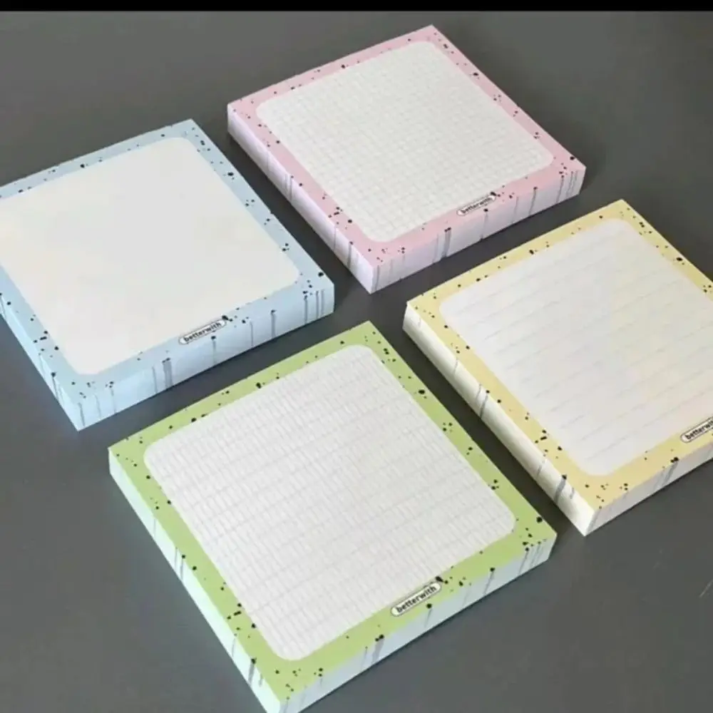 Transparente Sticky Note Pads, Sticky Note Pads, Scrapbooking Notepads, Material de escritório, postou-o, 100 Pads per Pack Paper