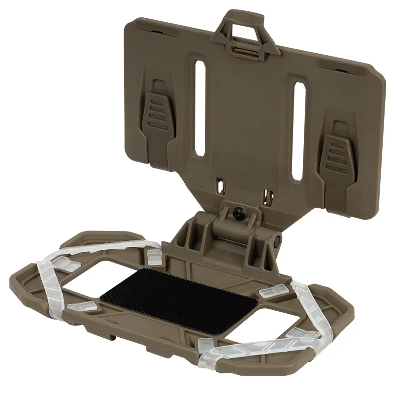 Taktisches Molle Flip Lite – faltbares Kartenbrett und Telefonhalter für Jagdweste, universelles Brust-Rig für Airsoft und Navigation